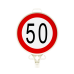 Azami Hız Sınırlaması 50 KM Uyarı Levhası TEK YÖN UT 2908